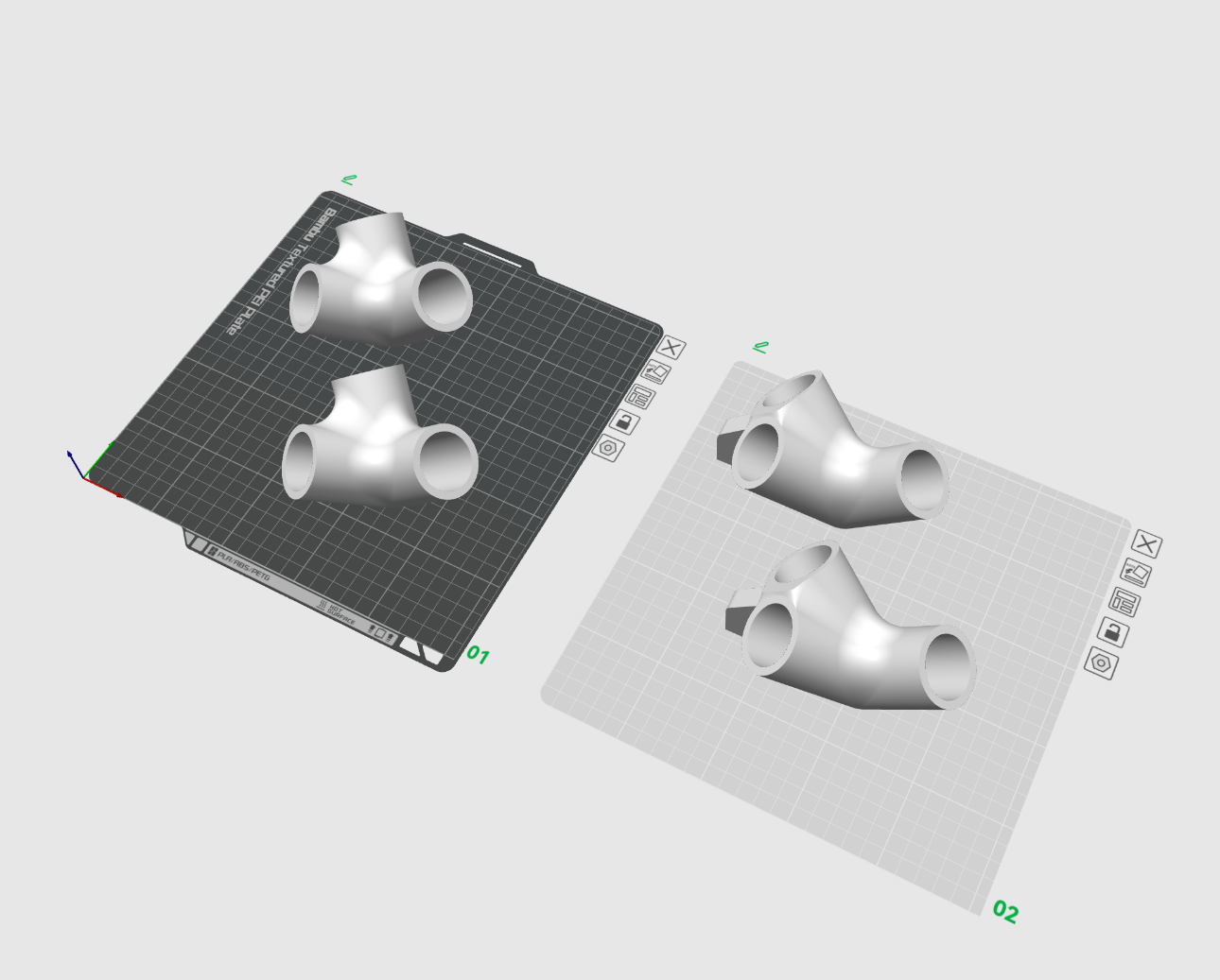 Elbows for 1in PVC pipe bathroom structure